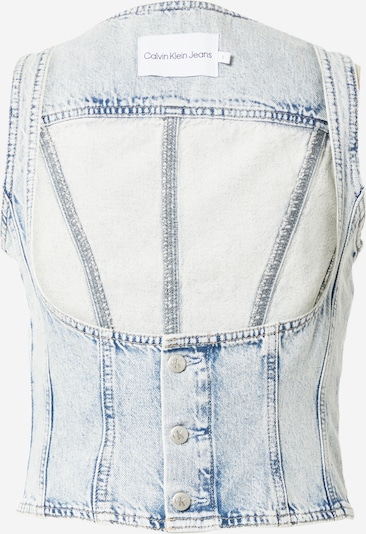 Calvin Klein Jeans Gilet en bleu clair, Vue avec produit