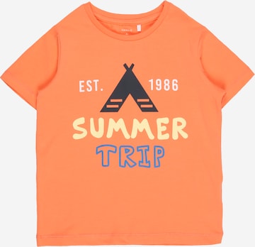 T-Shirt 'Dac' NAME IT en orange : devant