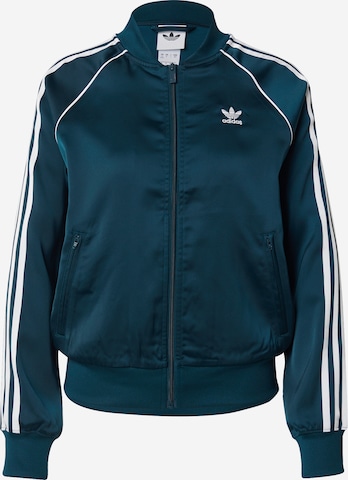 ADIDAS ORIGINALS Кофта на молнии 'SST Adicolor' в Зеленый: спереди