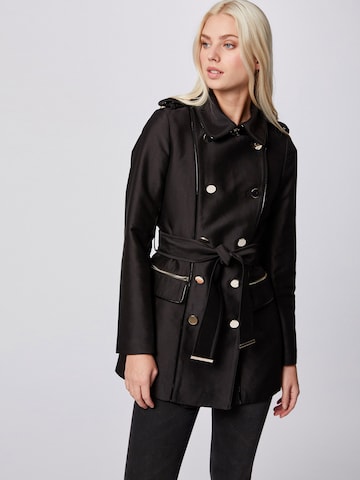 Morgan Between-Seasons Coat 'GAZELLE' in Black: front