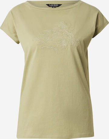 T-shirt Lauren Ralph Lauren en vert : devant
