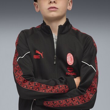 PUMA Sportjacke 'AC Milan KING Anthem' in Schwarz
