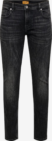 Only & Sons - Vaquero 'ONSLoom' en negro: frente