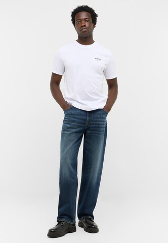 MUSTANG Loosefit Hose 'Vermont Loose' in Blau
