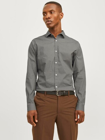 JACK & JONES Slim fit Πουκάμισο 'JPRBlackpool' σε μπεζ: μπροστά