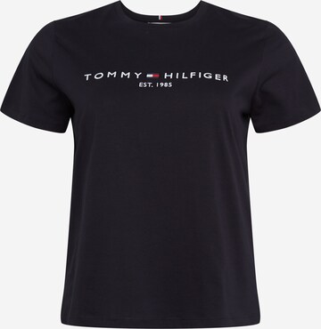 Tommy Hilfiger Curve Shirt in Blue: front