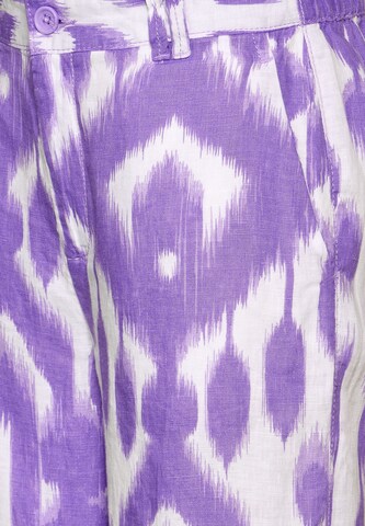 STREET ONE Loosefit Hose 'Emee' in Lila