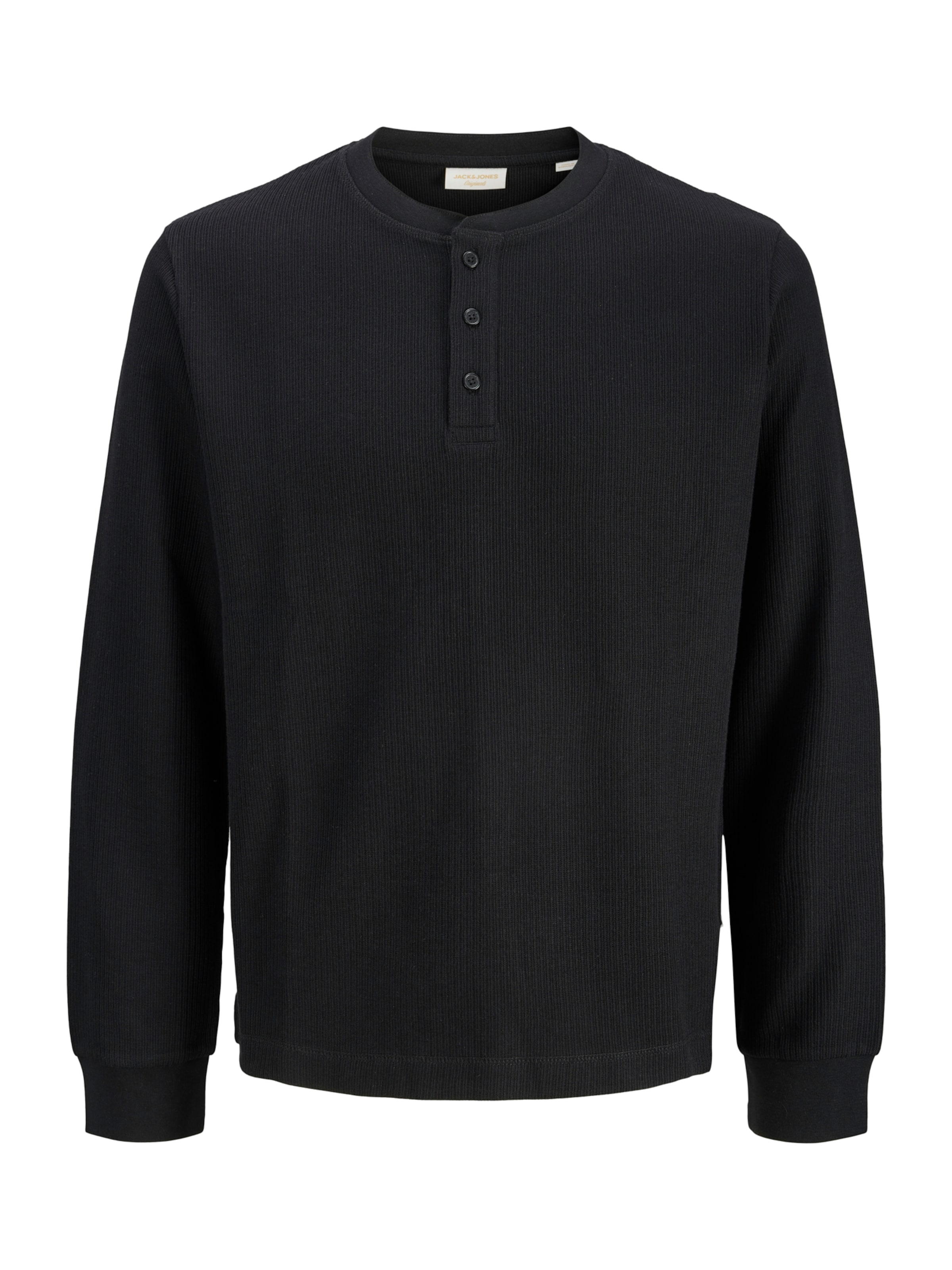 T-Shirt 'JORARGOS' Jack & Jones Plus en noir : devant