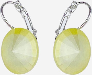 COLLEZIONE ALESSANDRO Earrings 'München' in Yellow: front