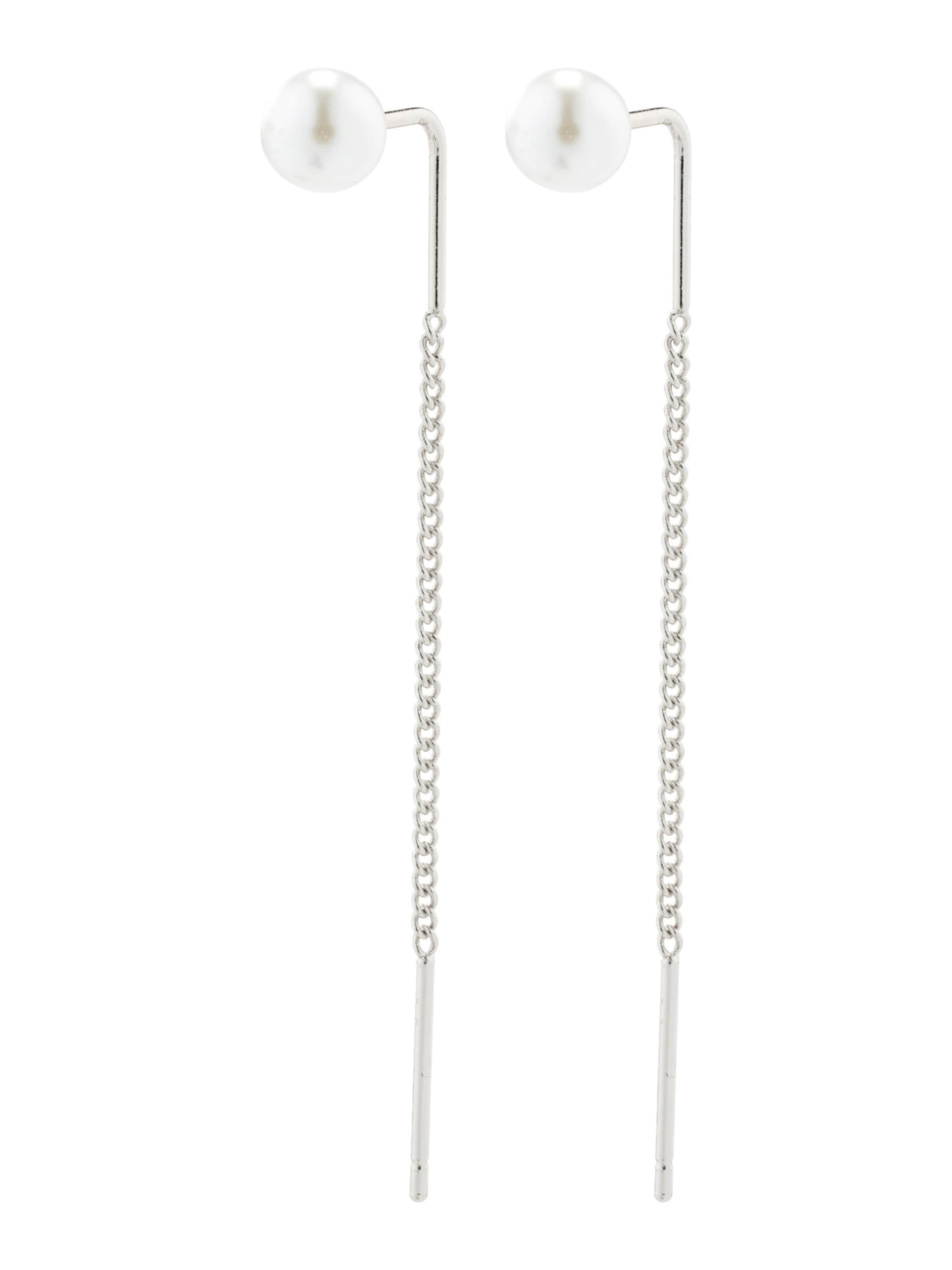 Orecchini 'ELBA' di Pilgrim in argento: frontale