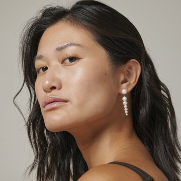 Boucles d'oreilles ENAMEL Copenhagen en blanc