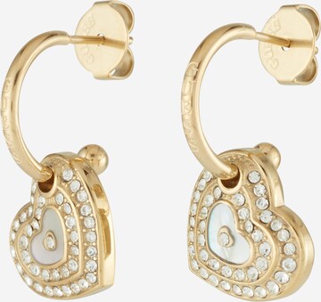 Boucles d'oreilles GUESS en or : devant