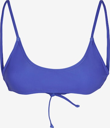 Noisy may Bustier Bikinitop 'SQUARE' in Blauw: voorkant
