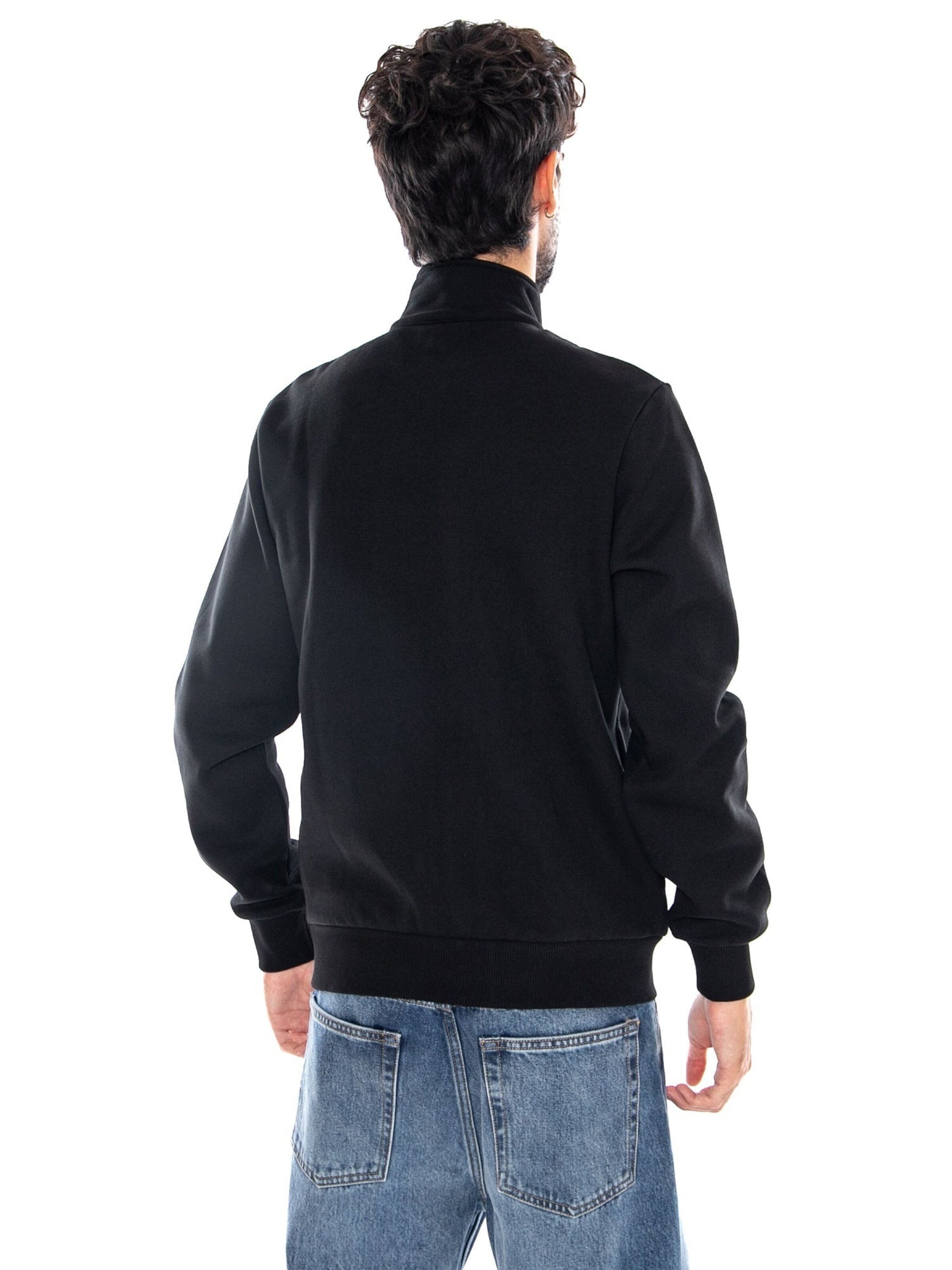LACOSTE Bluza rozpinana 'SWEATSHIRT BLACK' w kolorze czarny