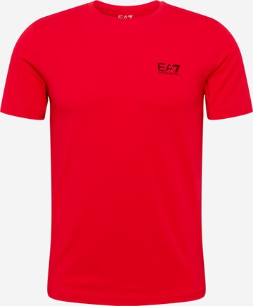 EA7 Emporio Armani Shirt in Rood: voorkant