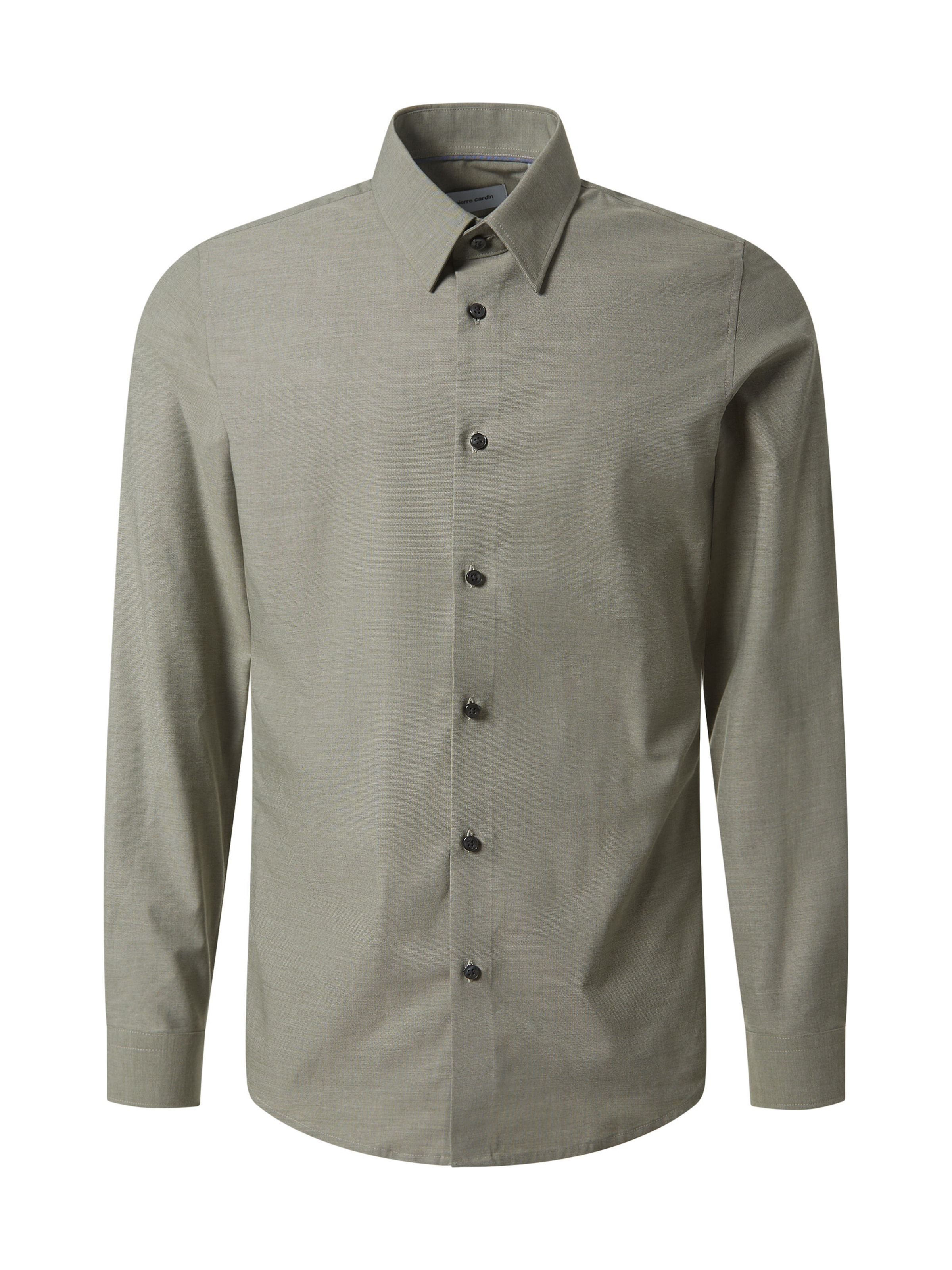 PIERRE CARDIN Regular Fit Hemd in Grün: Vorderseite