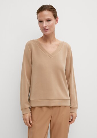 COMMA Sweatshirt in Beige: front