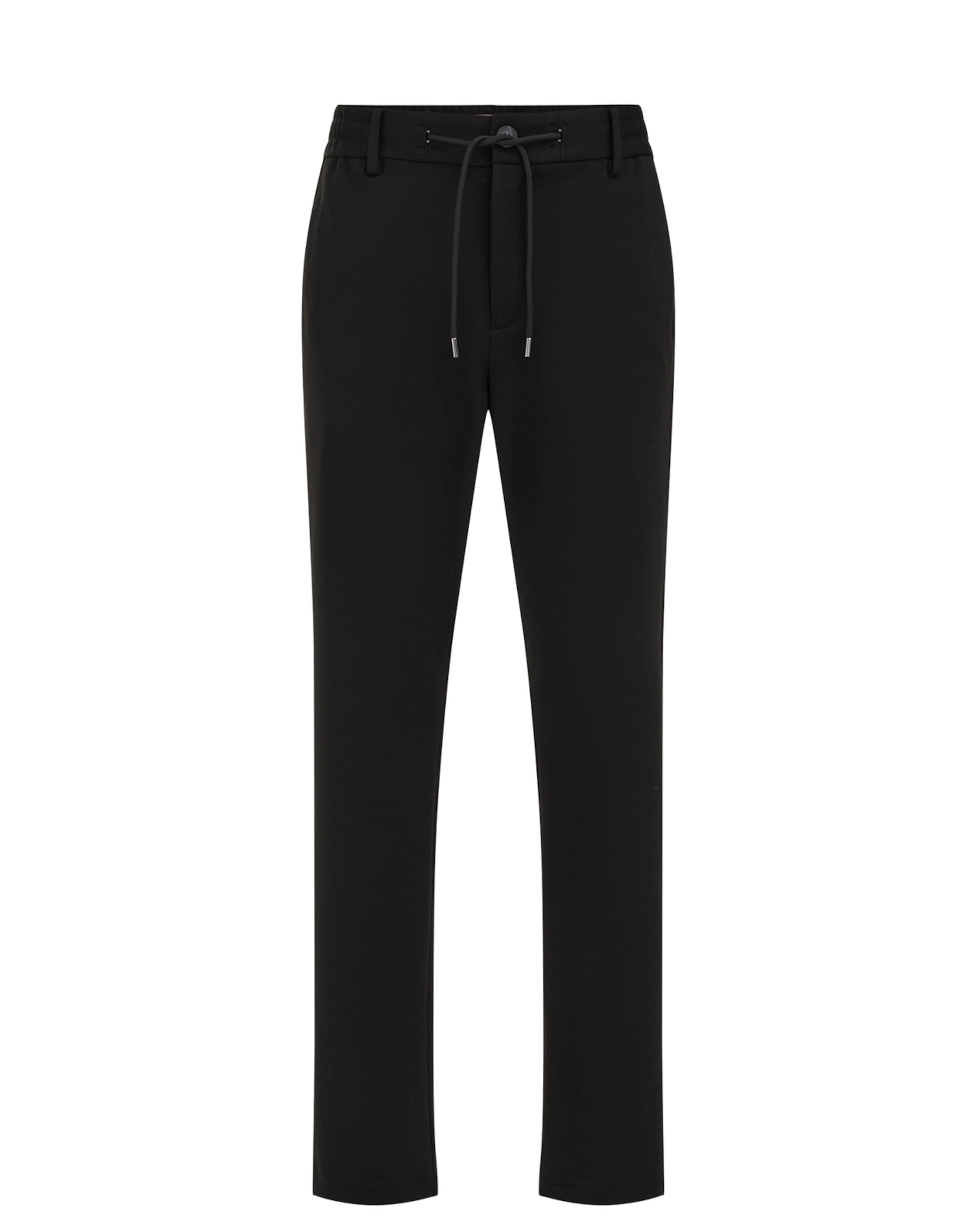 Effilé Pantalon WE Fashion en noir : devant