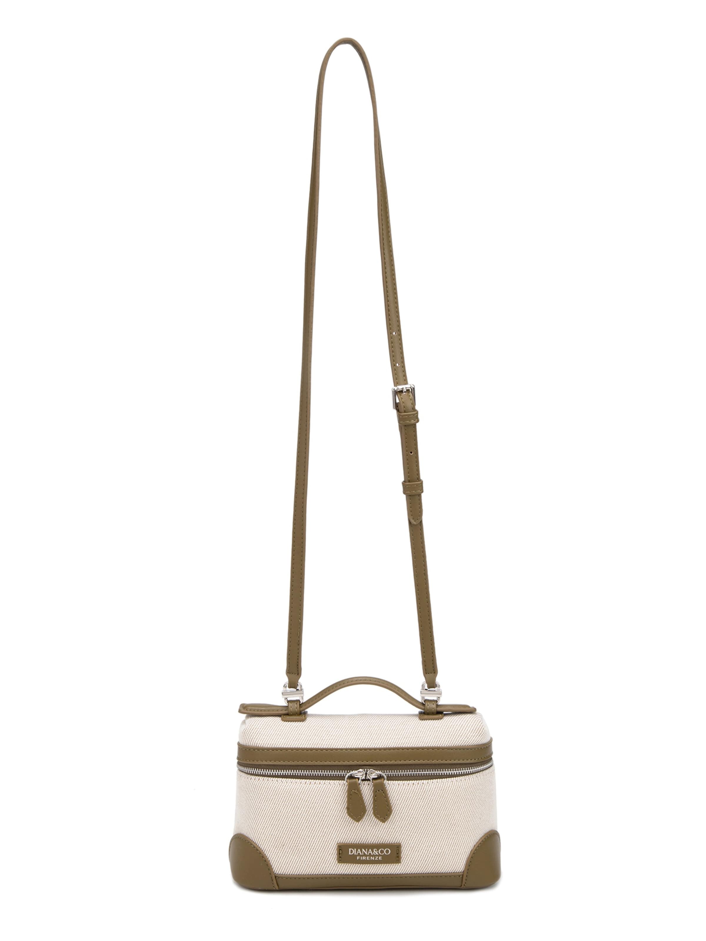 Borsa a tracolla 'Borsa a Mano Strutturata Diana & Co Firenze con Tracolla Regolabile e Dettagli Ecopelle' di Diana&Co. in verde