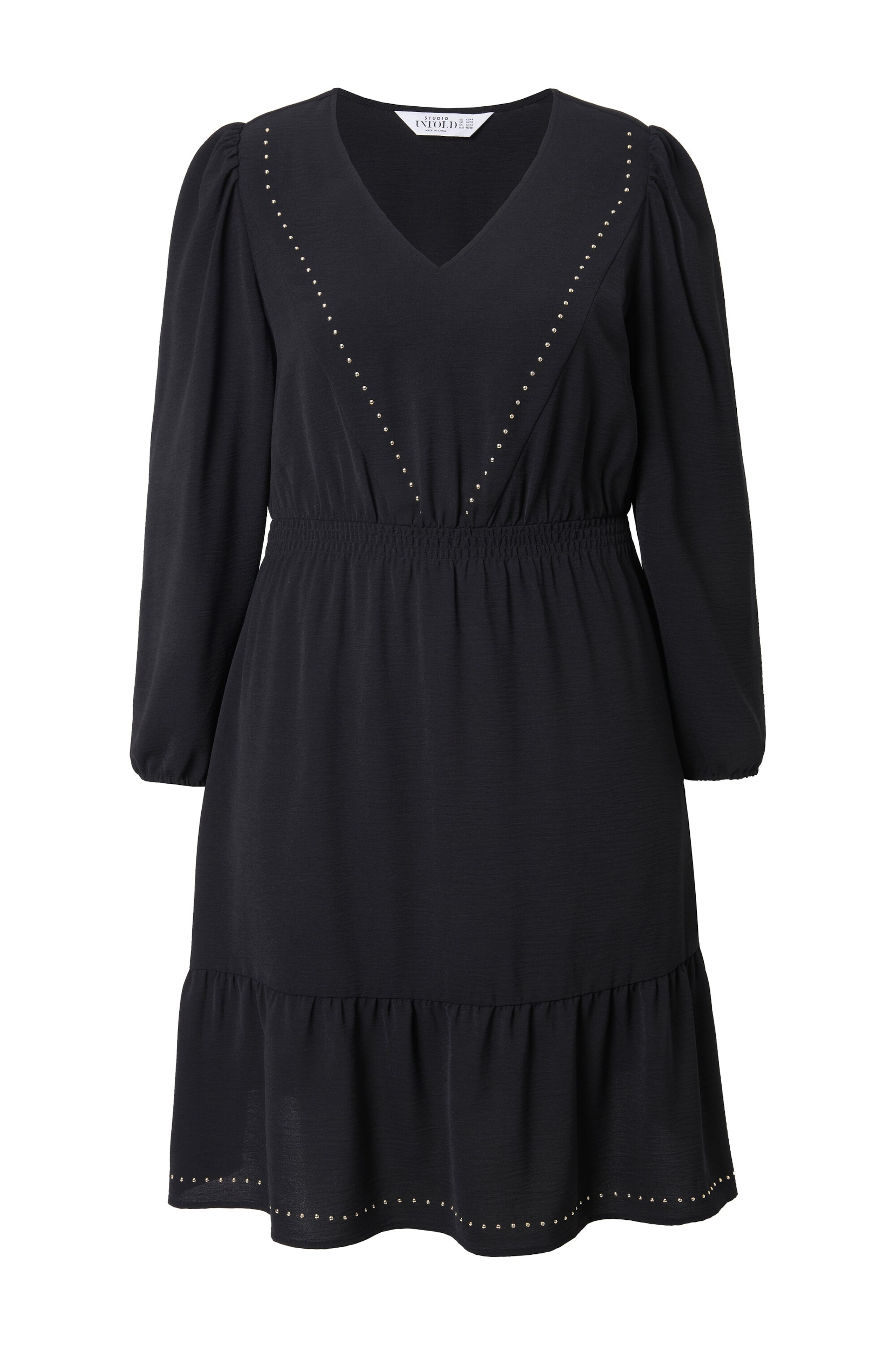 Studio Untold Kleid in Schwarz: Vorderseite