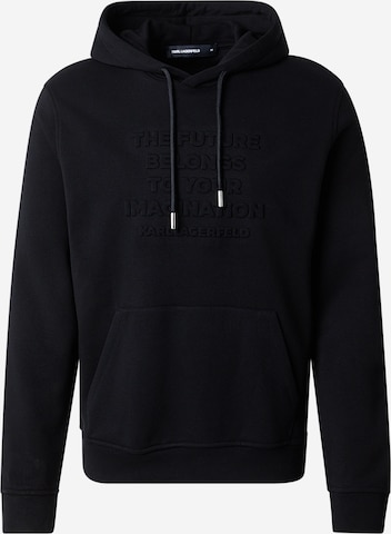 Karl Lagerfeld Collegepaita värissä musta: etupuoli