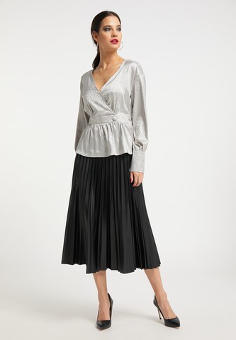 faina Blouse in Silver