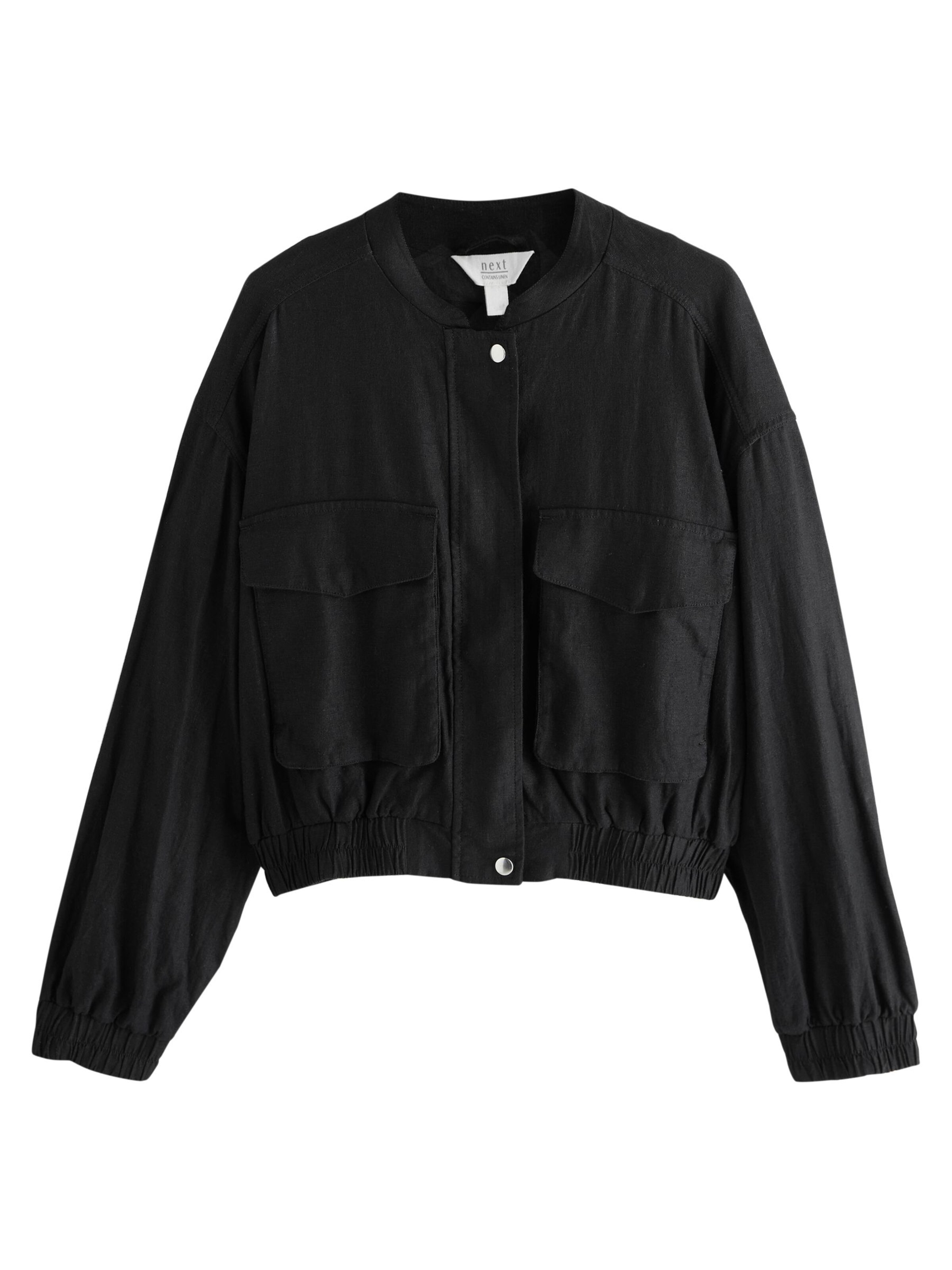 Next Between-season jacket in Black: front