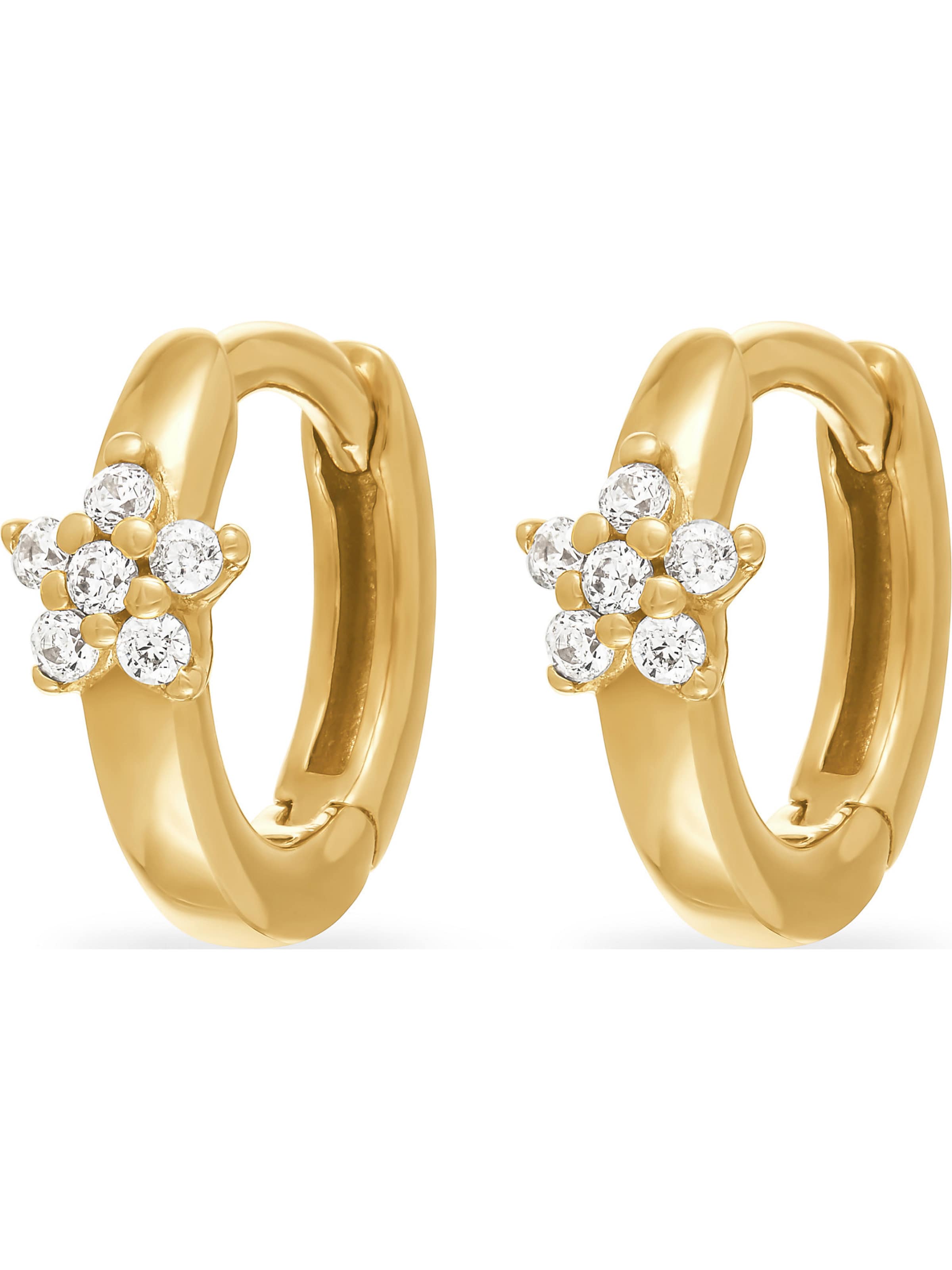 FAVS Earrings in Yellow: front