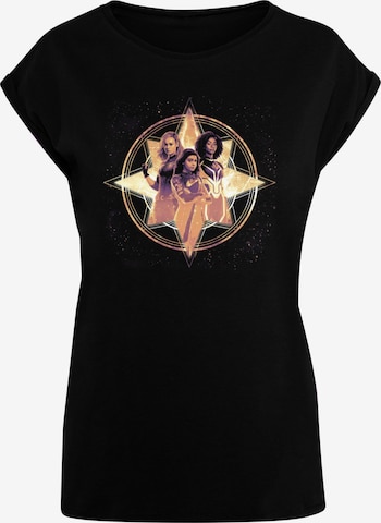 ABSOLUTE CULT T-Shirt 'The Marvels - Cosmic Star Trio' in Schwarz: predná strana