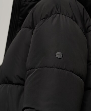 Superdry Winter Coat in Black