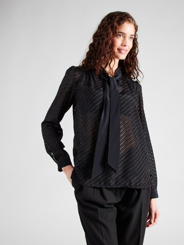 G-STAR Blouse in Zwart: voorkant