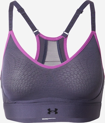 UNDER ARMOUR Sports bra 'Infinity ' in Purple: front