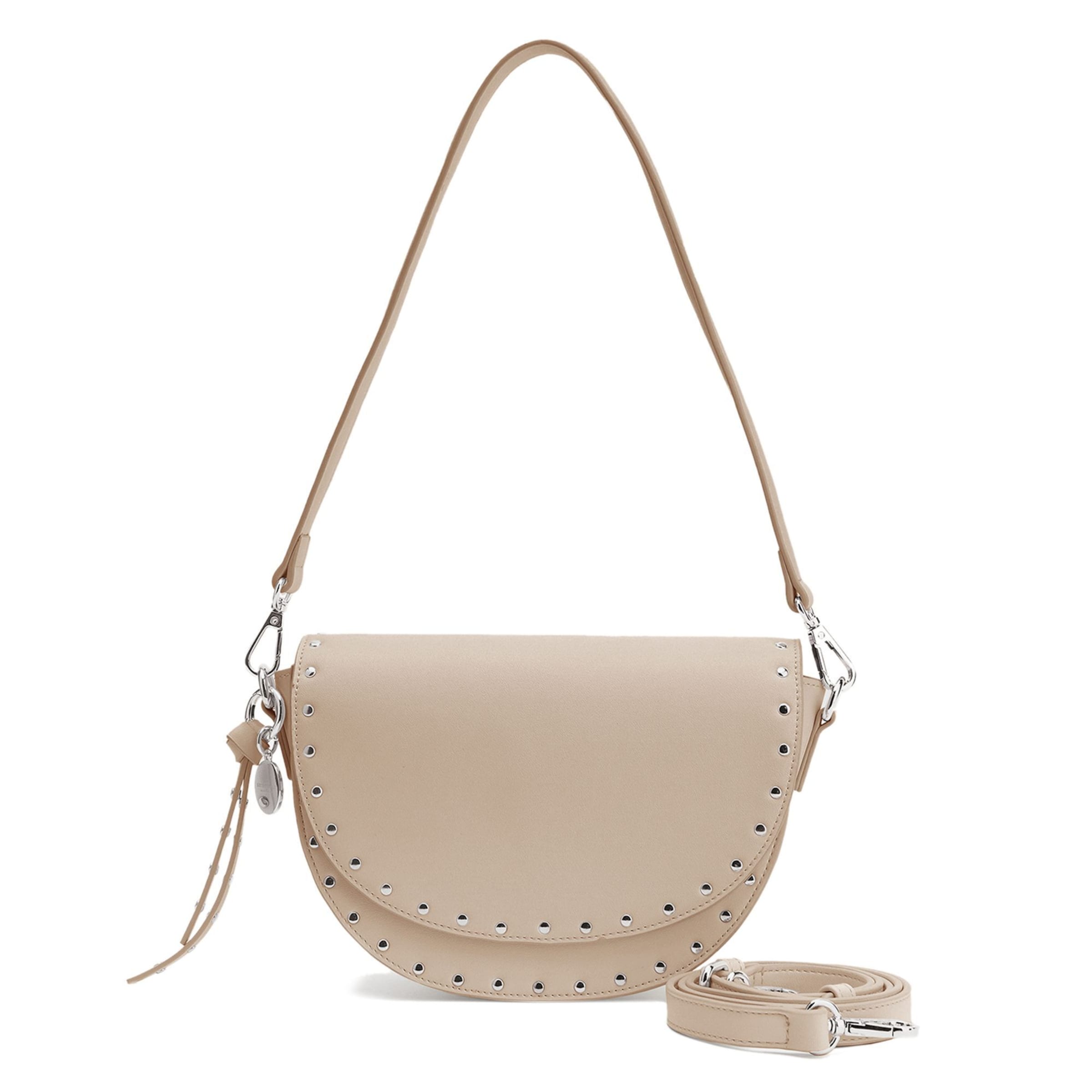 Borsa a spalla 'Senja' di Seidenfelt in beige: frontale