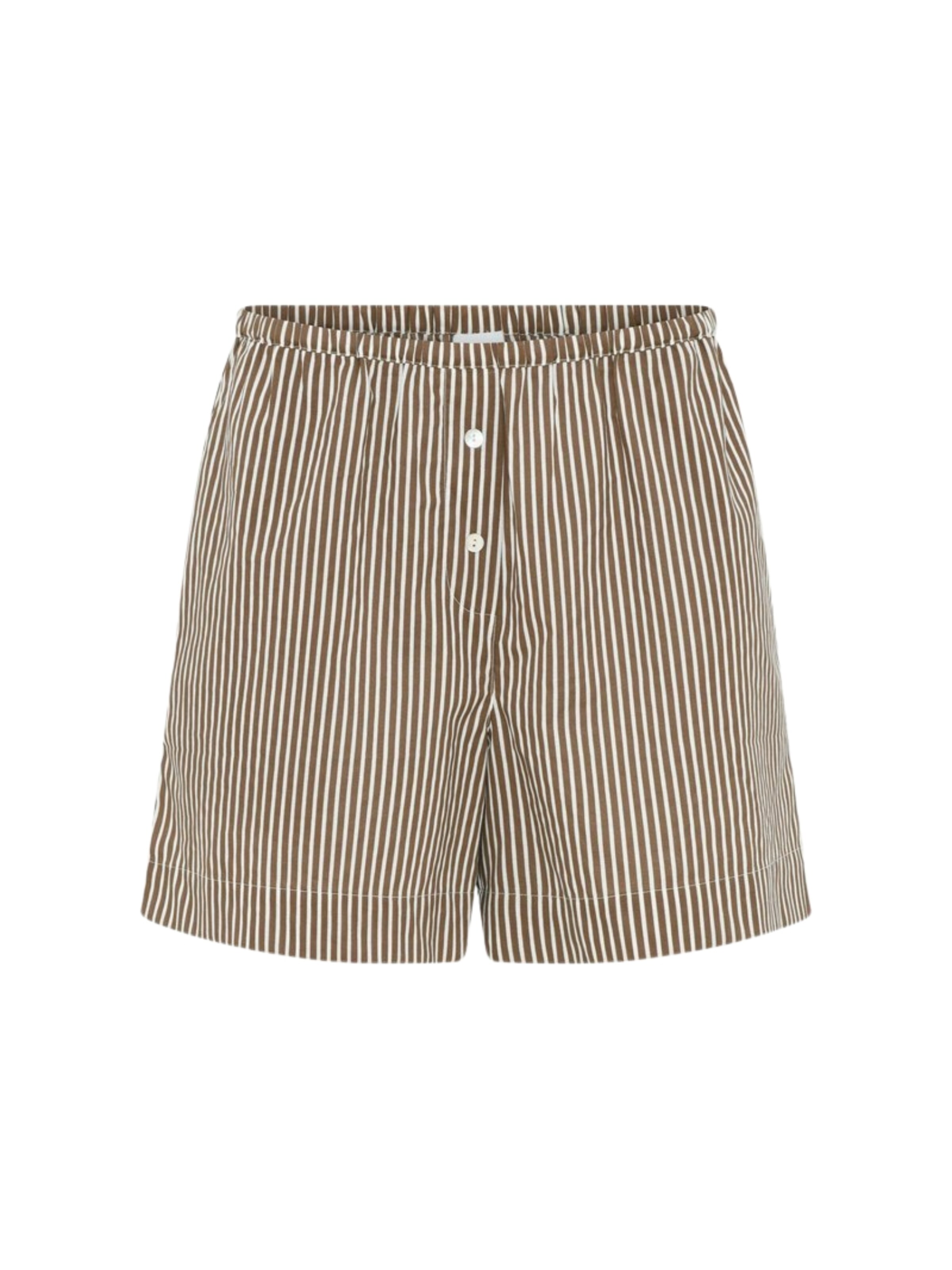 CCDK Copenhagen Regular Trousers ' Pernille ' in Brown: front