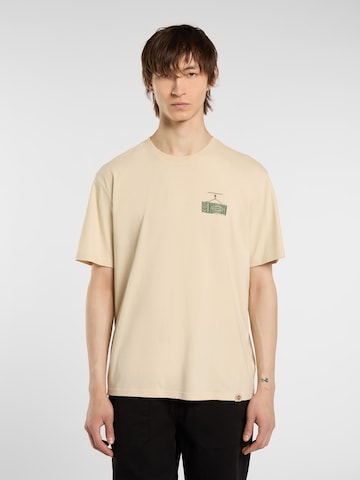 DICKIES Póló 'Apison' - bézs: elől