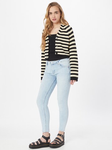 QS Skinny Jeans i blå