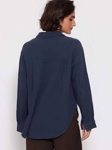 SASSYCLASSY Bluse‌‌‌‌‌‌‌‌‌‌ in Blau