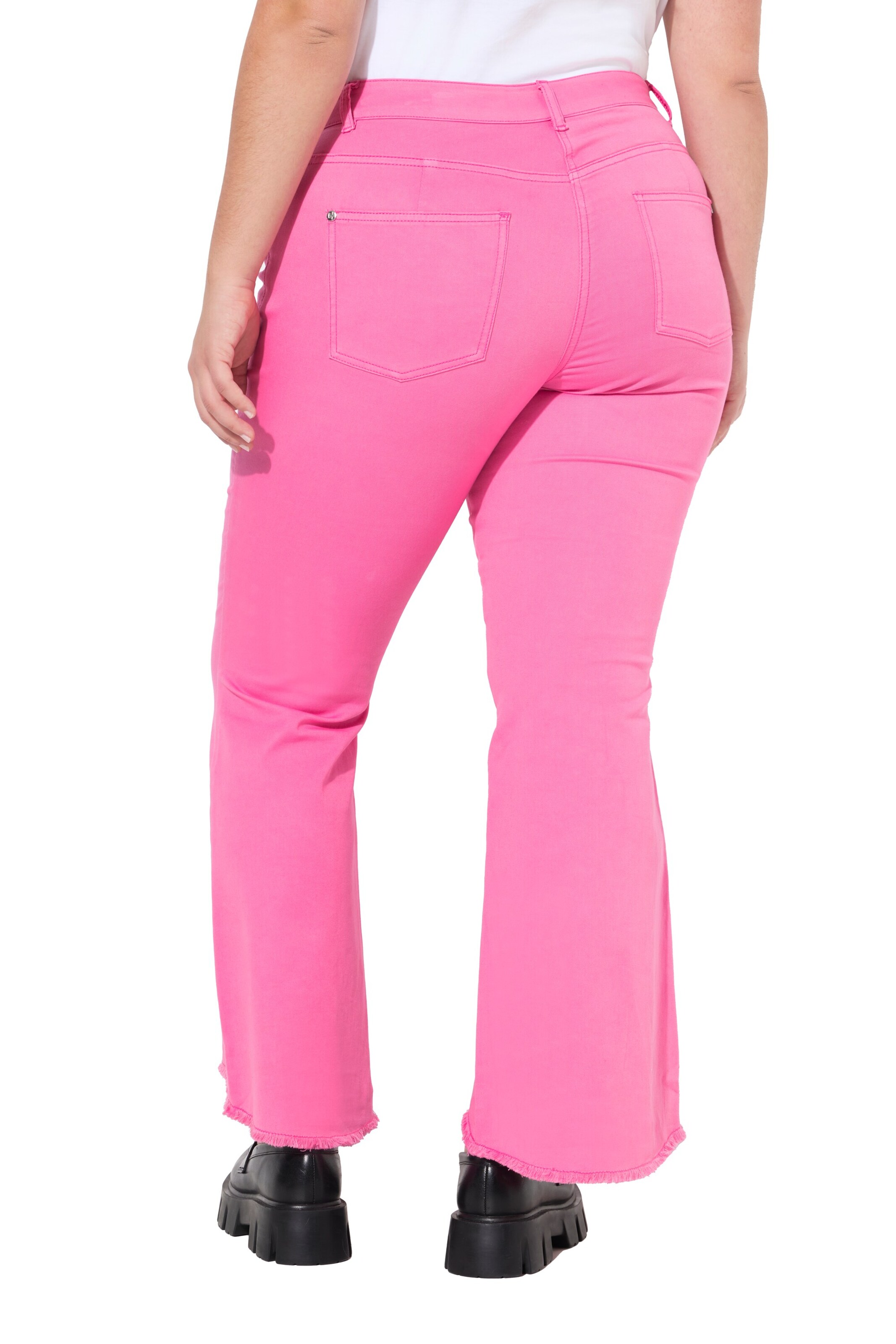Angel of Style Flared Jeans in Pink