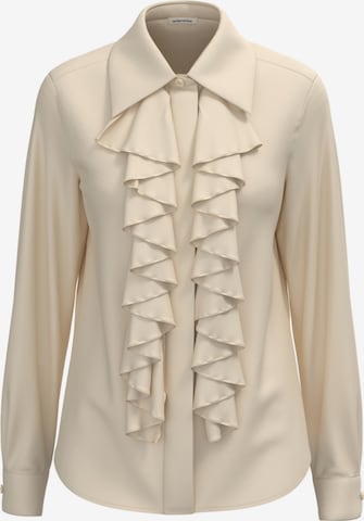 Chemisier SEIDENSTICKER en beige : devant