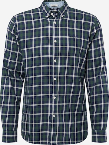 Pepe Jeans Regular fit Button Up Shirt 'CLEMS' in Blue: front