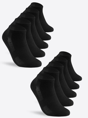 sockenkauf24 Ankle Socks in Black