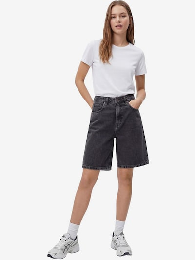 LTB Jeans Camiseta 'LTB Jeans Damen Stretch-T-Shirt mit Rundhalsausschnitt' en M en blanco, Vista del producto