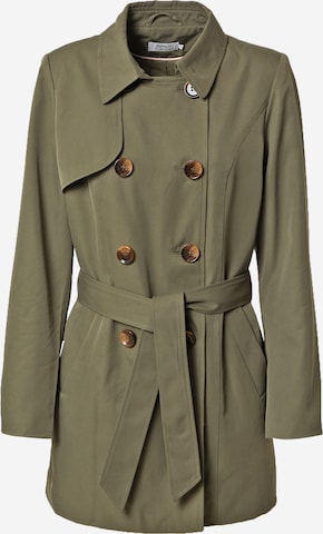 Manteau mi-saison 'Valerie' ONLY en vert : devant