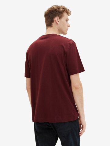 TOM TAILOR T-Shirt in Rot