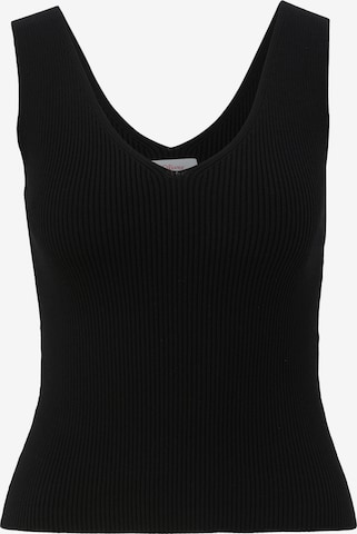 Tops en tricot s.Oliver en noir : devant