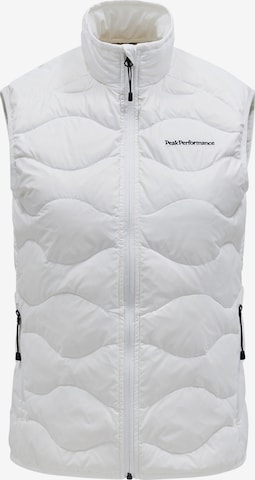 Gilet 'Helium  Down  Vest' PEAK PERFORMANCE en blanc : devant