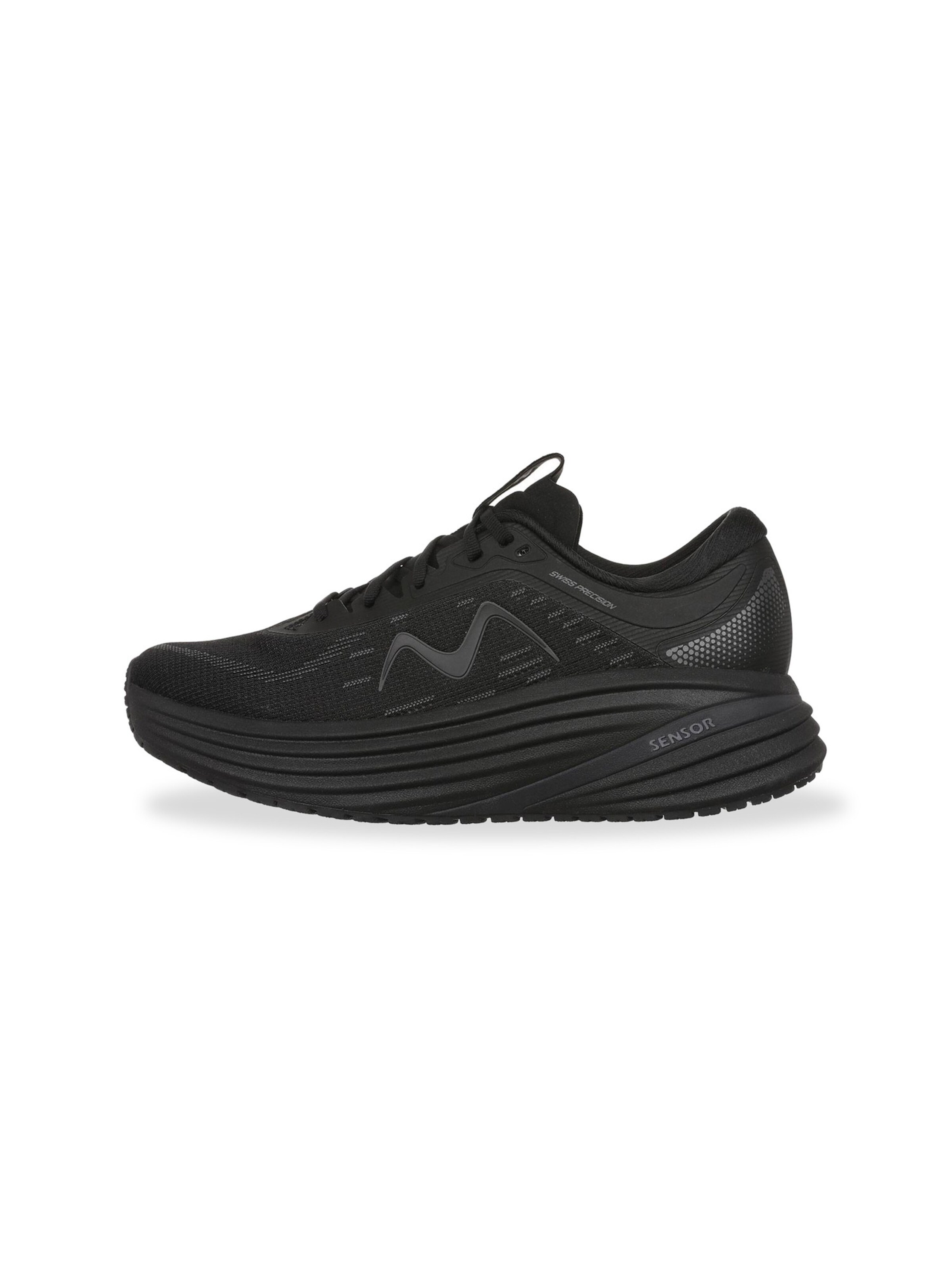 MBT - Sapatilhas slip-on ' M-3000-2 LACE UP ' em preto: lateral