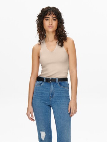 Tops en tricot 'Sabrina' JDY en beige : devant