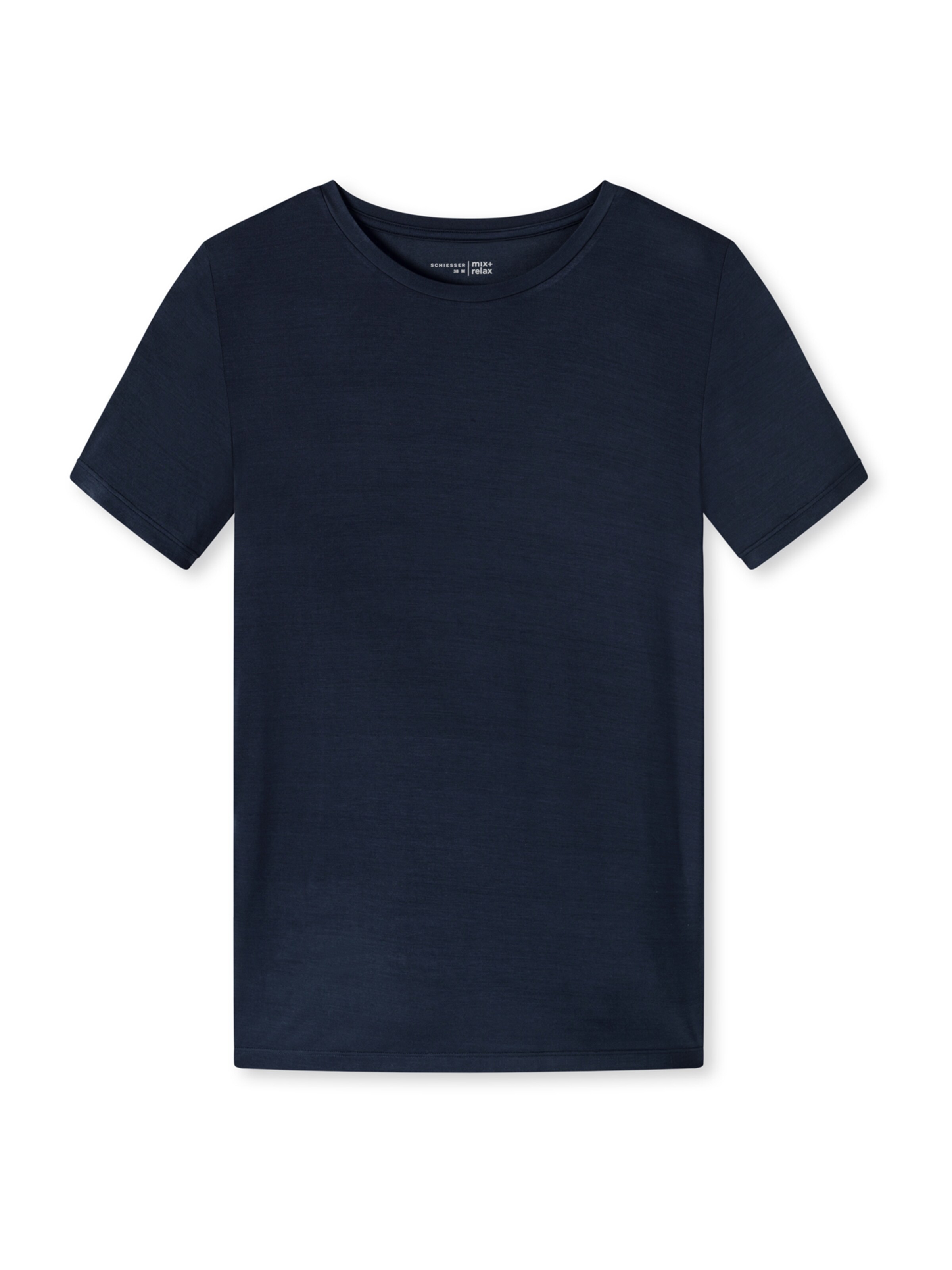 SCHIESSER Slaapshirt ' Mix+Relax ' in Blauw: voorkant