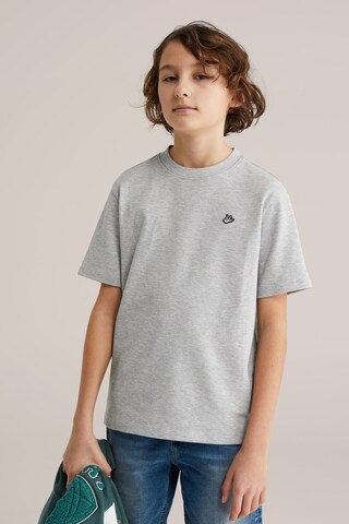 pelēks WE Fashion T-Krekls: no priekšpuses